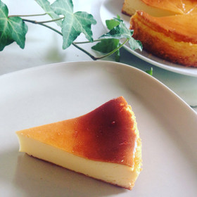 簡単♡生クリーム無しベイクドチーズケーキ